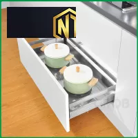 KỆ ĐỰNG XOONG NỒI INOX HỘP (LẮP ÂM TỦ) tại Phú Hữu